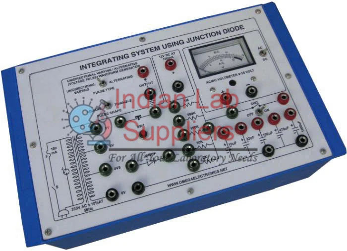 Integrating System Using Junction Diode with power supply and 1 meter